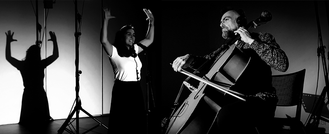 Photo noir et blanc le doux parfum des temps à venir, spectacle musical du collectif espace